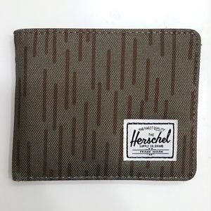 Herschel Wallet Gray, brown, stripes, lines